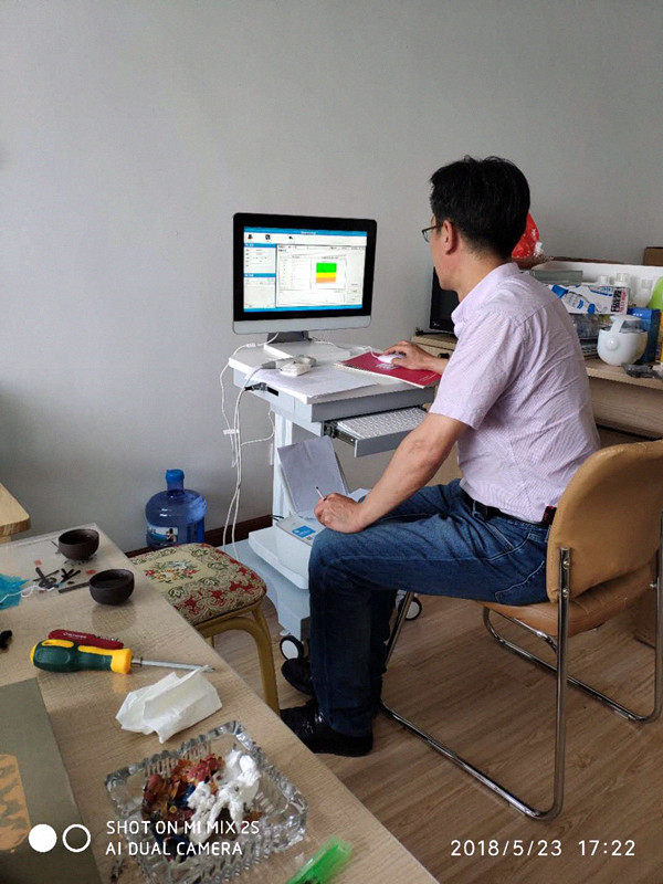 超声波51漫画网官网免费分析仪走进日照一家医院超声无辐射适合儿童和孕妇